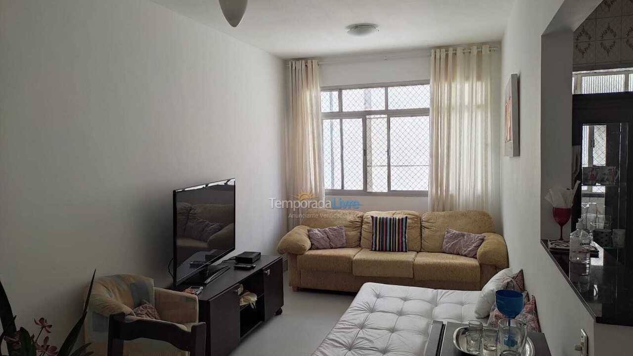 Apartamento para aluguel de temporada em Santos (Boqueirão)