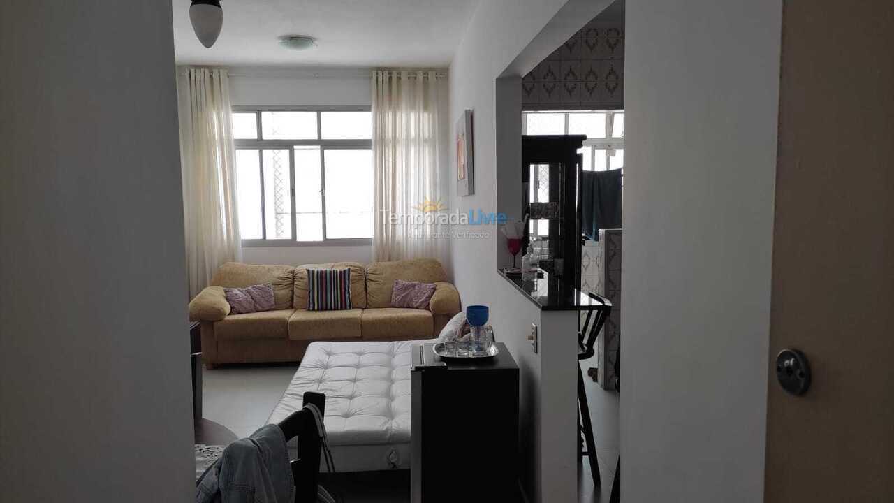 Apartamento para aluguel de temporada em Santos (Boqueirão)