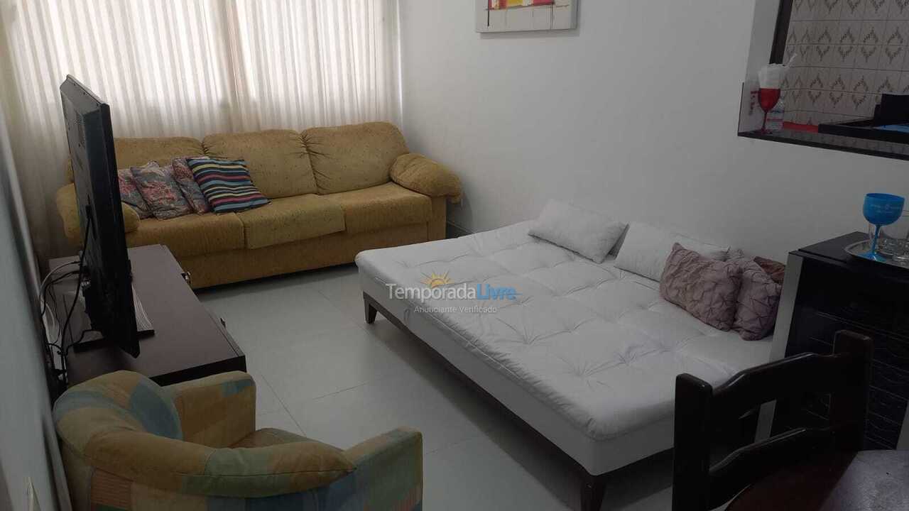 Apartamento para aluguel de temporada em Santos (Boqueirão)