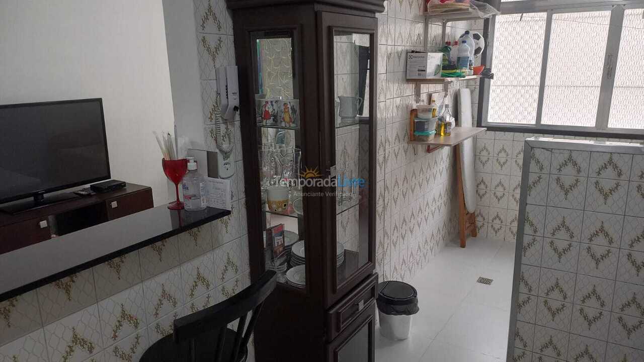 Apartamento para aluguel de temporada em Santos (Boqueirão)