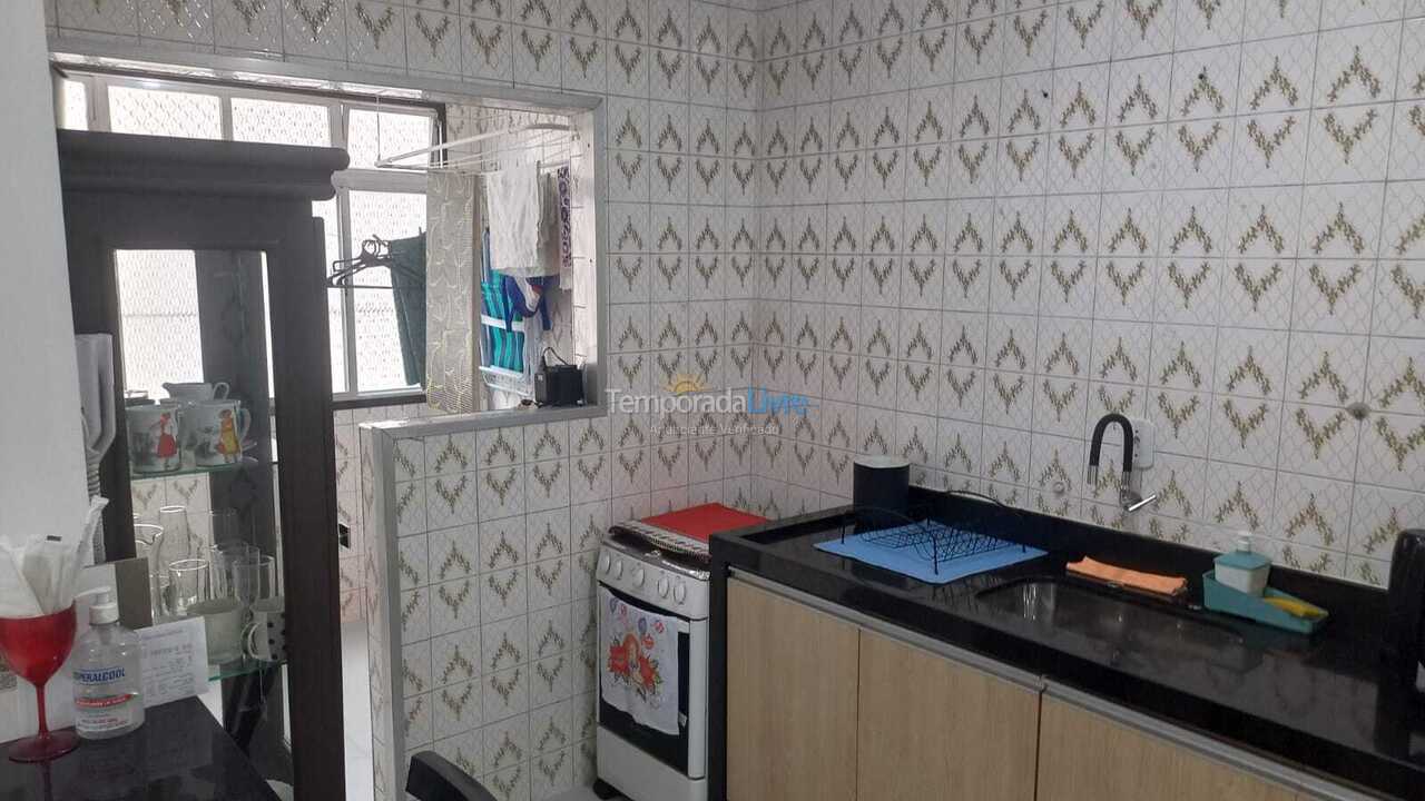 Apartamento para aluguel de temporada em Santos (Boqueirão)