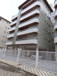 Vista do bloco onde fica o apartamento 