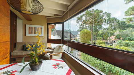 Vista da área gourmet