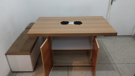 Dá para guardar itens também