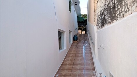 Corredor de acesso à casa
