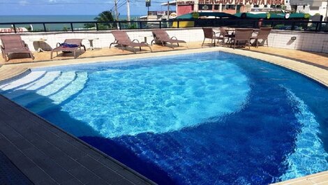 Natal Plaza 1608 Praia - NBI - Praia Ponta Negra - Vista x Mar