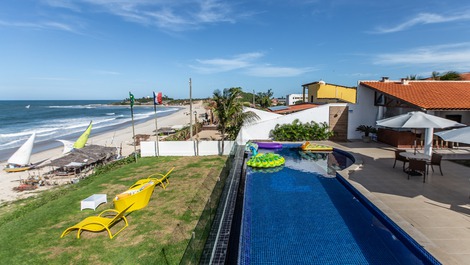 Casa La Baule Iguape com vista paradisíaca - frente mar - pé na areia