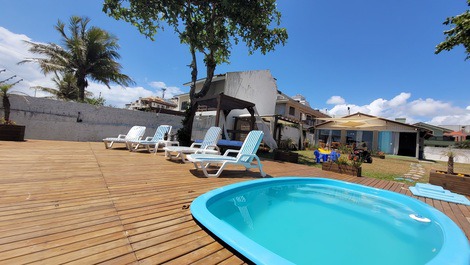 , casa galería frente al mar