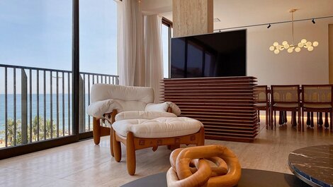 Apartamento de luxo de 4 quartos com vista para o mar em Ipanema