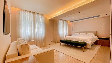 Apartamento de luxo de 4 quartos com vista para o mar em Ipanema