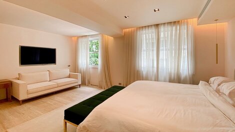 Apartamento de luxo de 4 quartos com vista para o mar em Ipanema