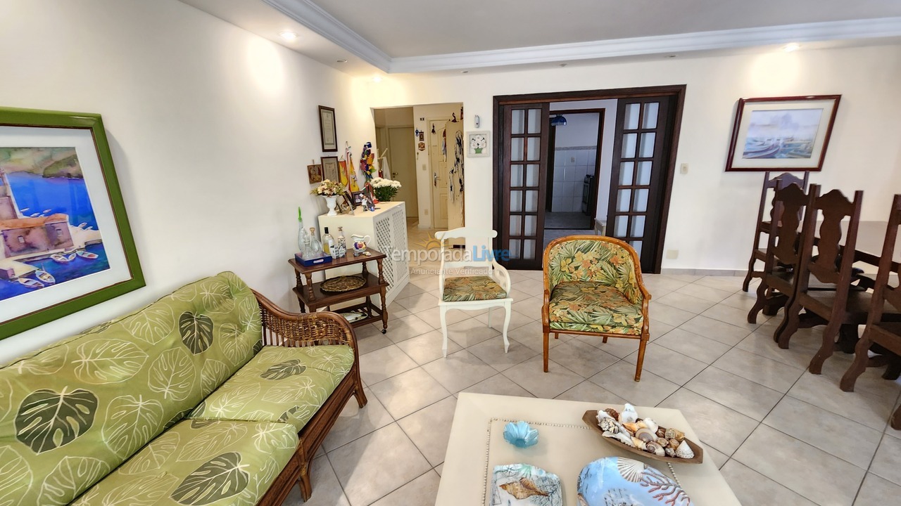 Apartamento para alquiler de vacaciones em Guarujá (Pitangueiras)