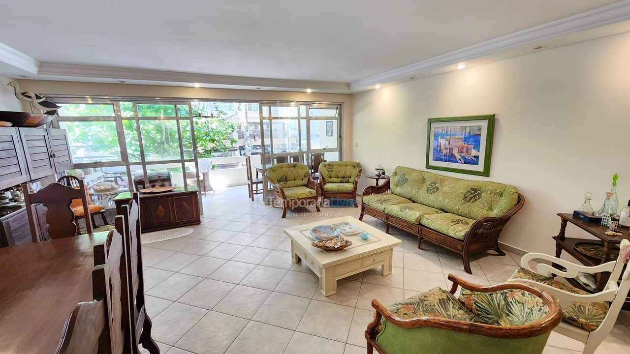 Apartamento para alquiler de vacaciones em Guarujá (Pitangueiras)