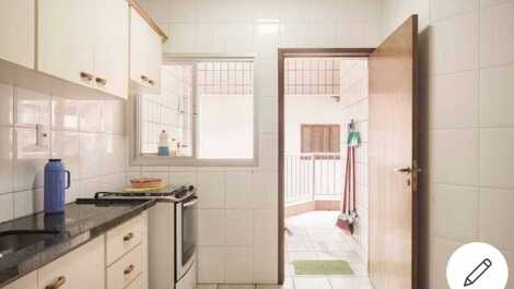 Cozinha conjugada com lavanderia 