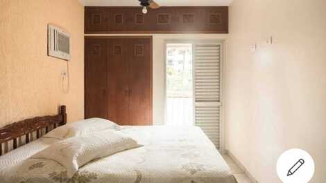 Quarto casal - suíte com varanda