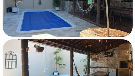 Casa arejada, confortável com piscina