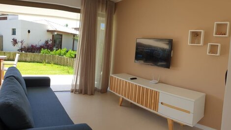 Apartamento con jardín