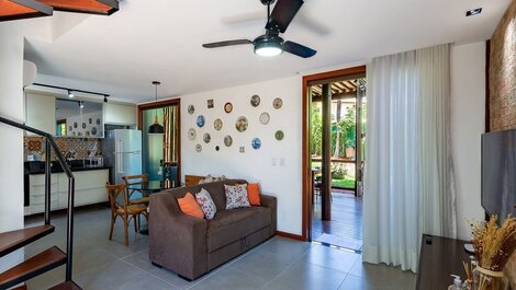 Itacimirim - Bungalow de pie sobre la arena