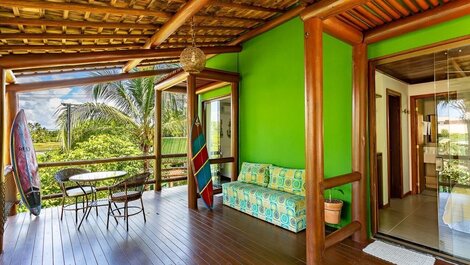 Itacimirim - Bungalow de pie sobre la arena