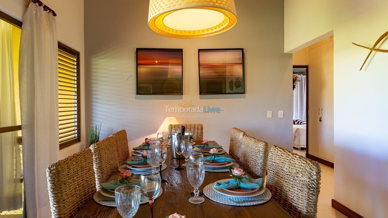 Apartamento para aluguel de temporada em Mata de São João (Imbassaí)