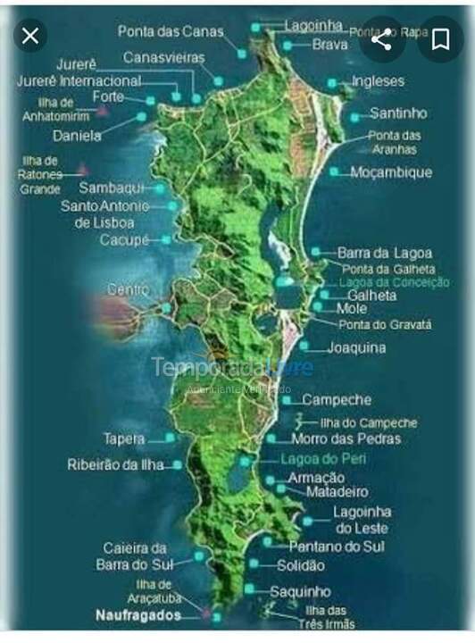 Casa para alquiler de vacaciones em Florianópolis (Lagoinha)