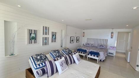 Casa frente al mar en Praia de Juquehy