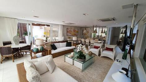 Casa frente al mar en Praia de Juquehy