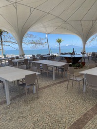 Bar da praia privativa 