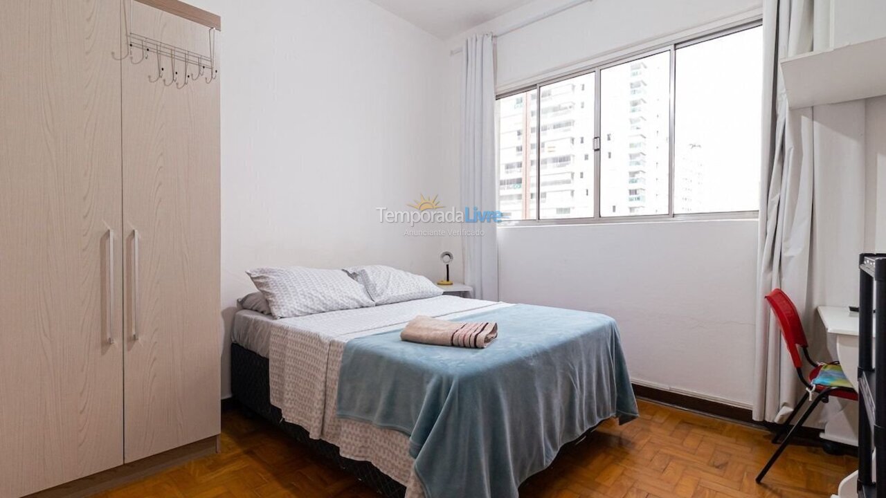 Apartamento para aluguel de temporada em São Paulo (Consolação)