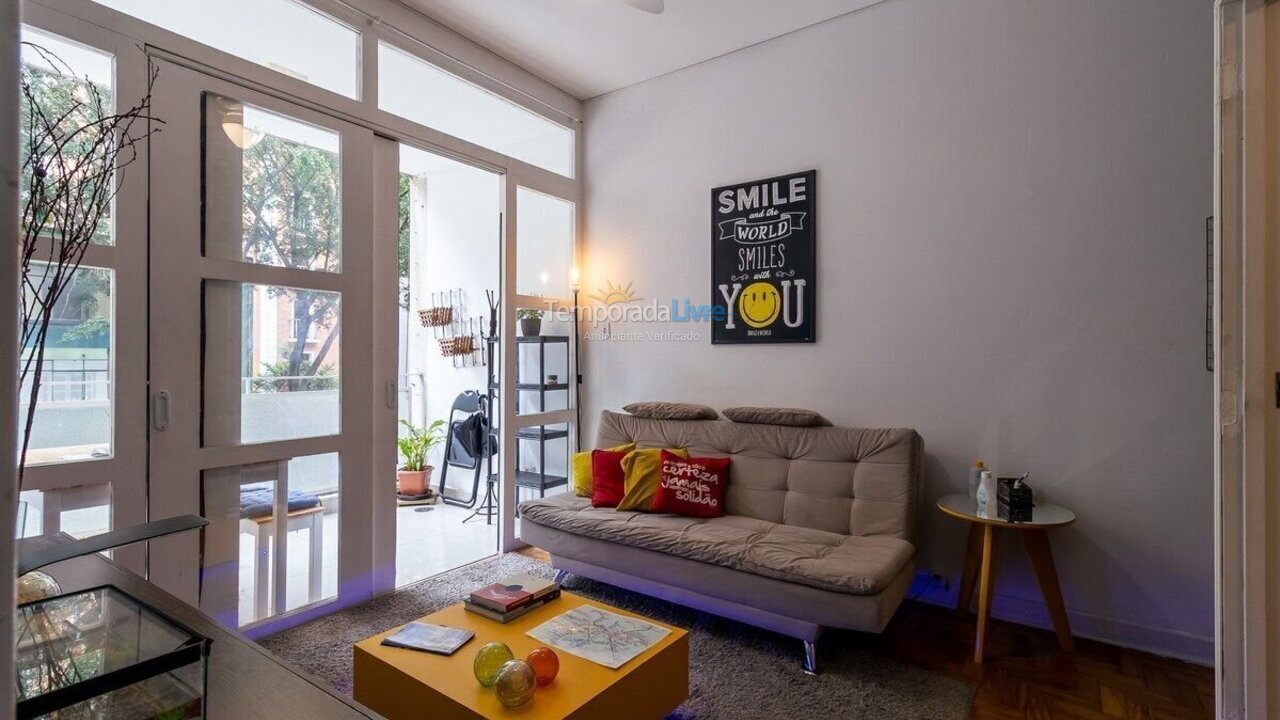 Apartamento para aluguel de temporada em São Paulo (Consolação)