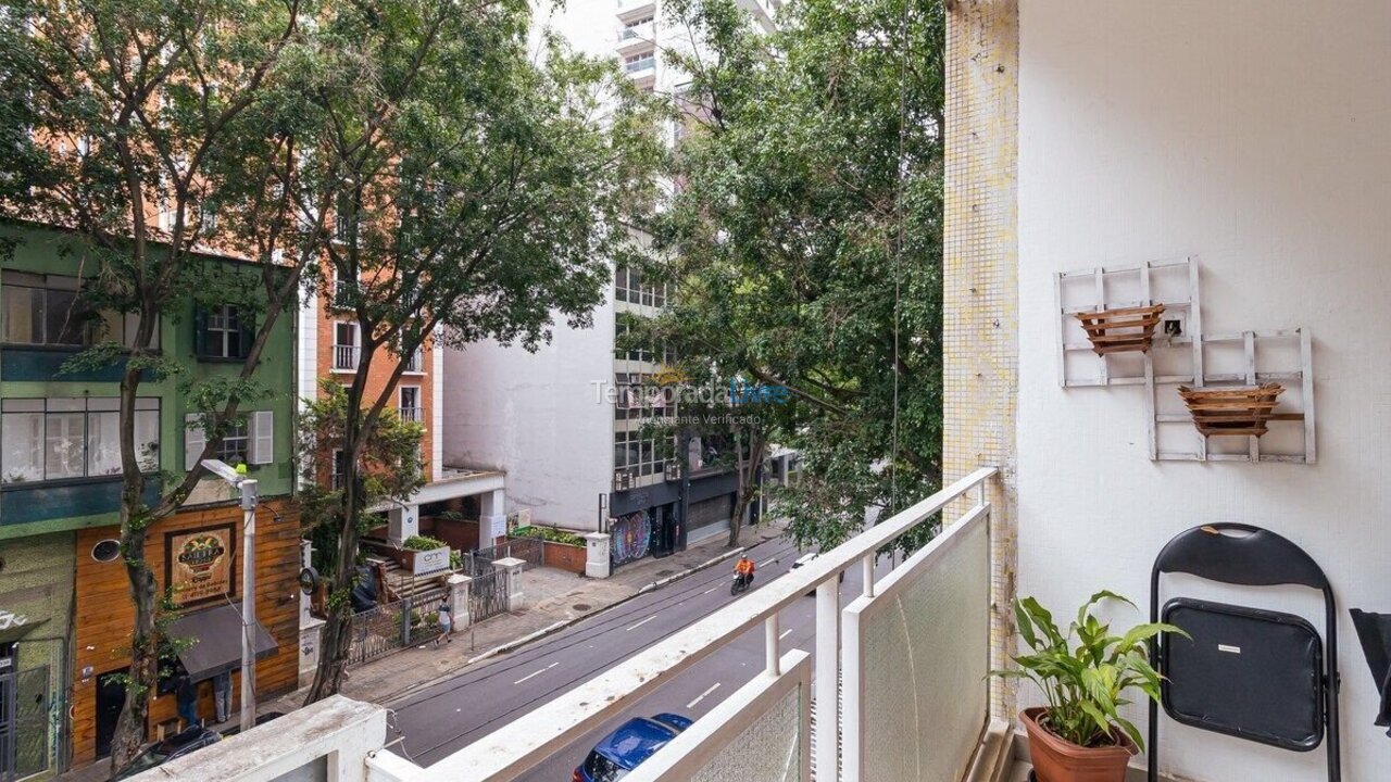 Apartamento para aluguel de temporada em São Paulo (Consolação)