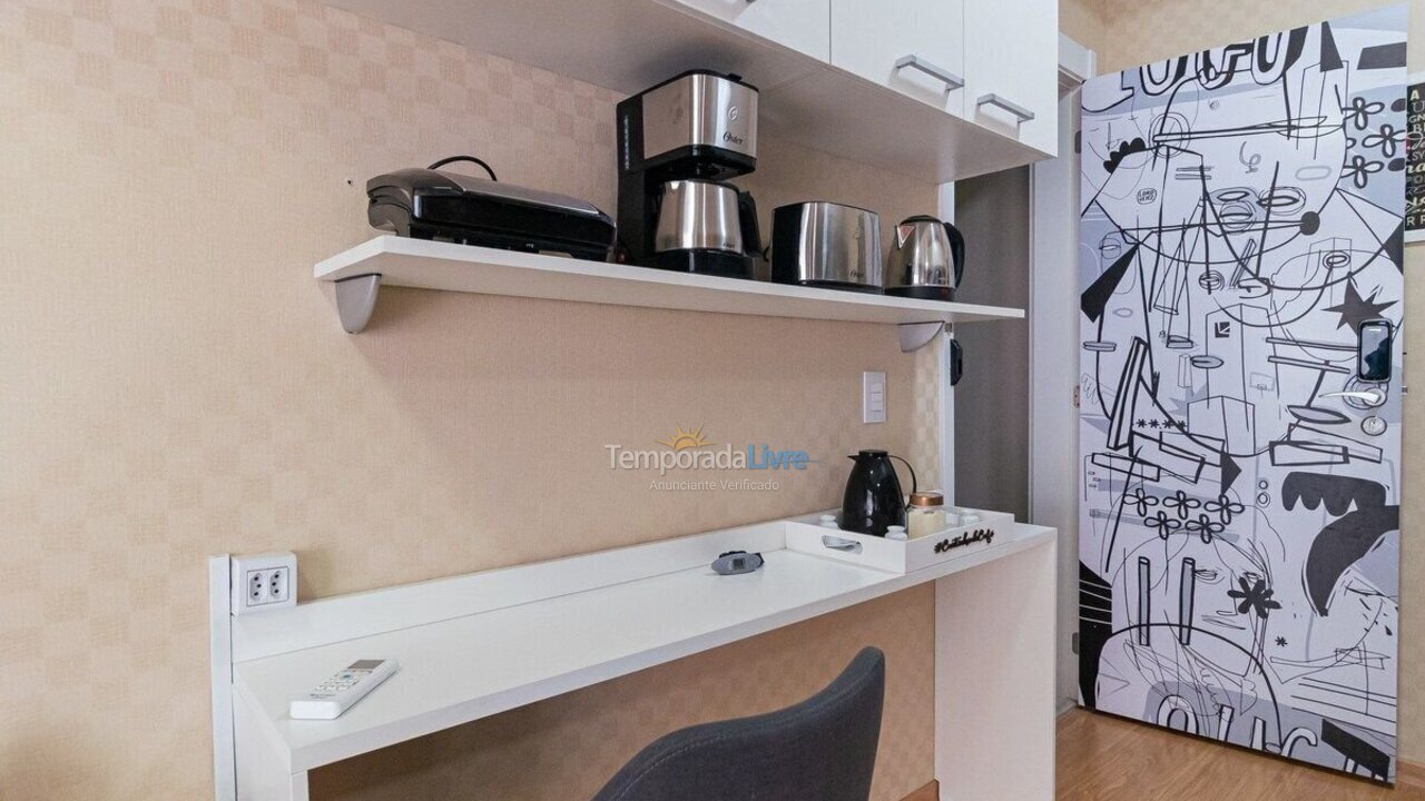 Apartamento para aluguel de temporada em São Paulo (Consolação)