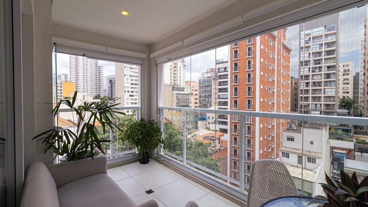 Apartamento para aluguel de temporada em São Paulo (Consolação)