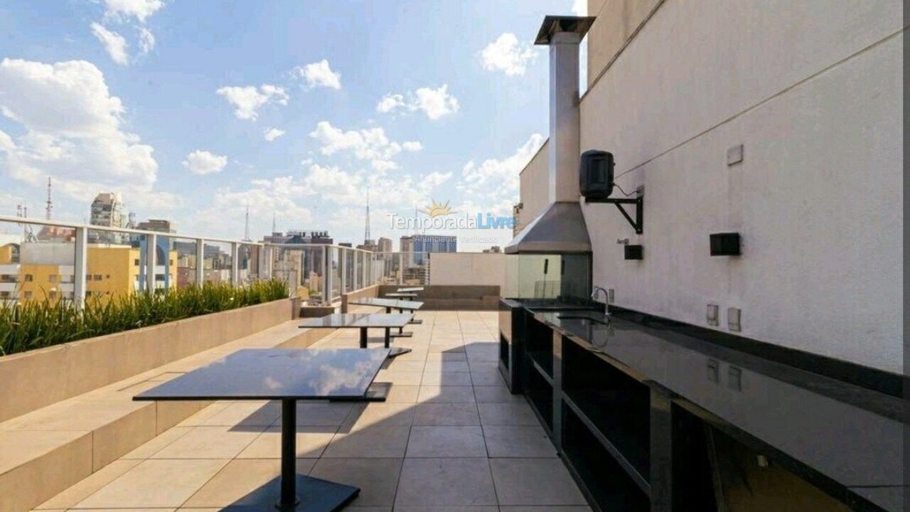 Apartamento para aluguel de temporada em São Paulo (Consolação)