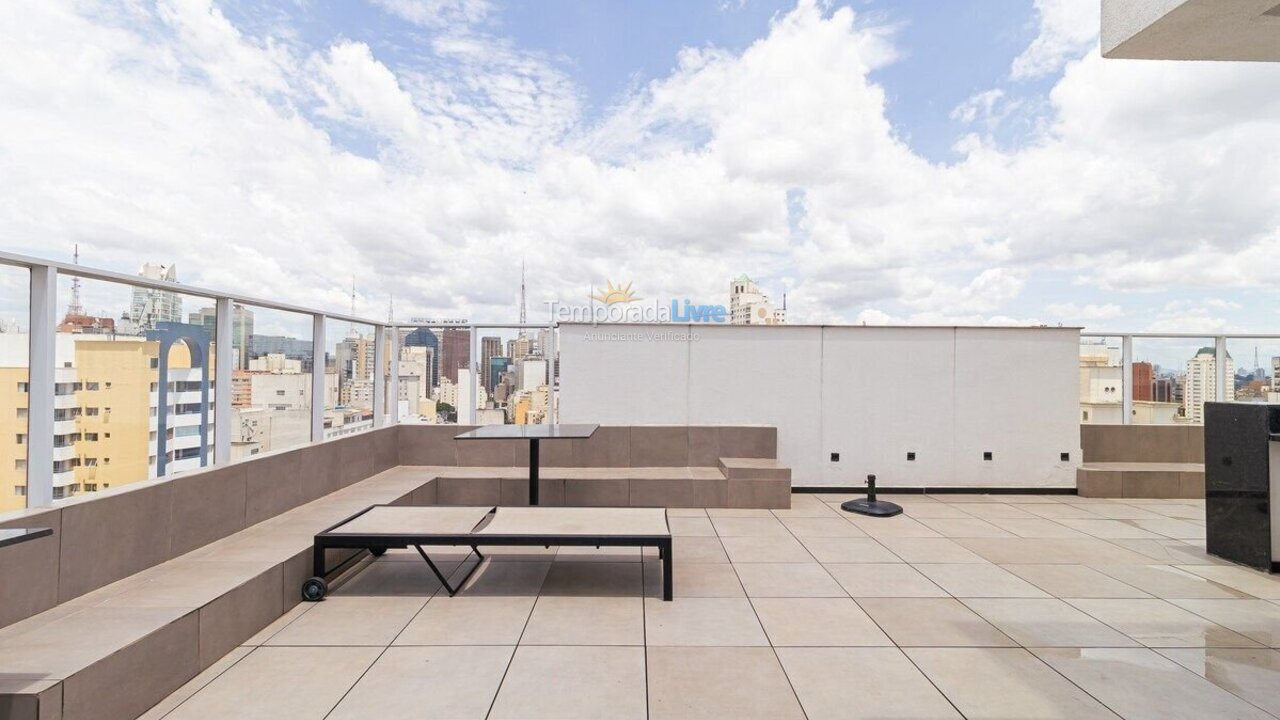 Apartamento para aluguel de temporada em São Paulo (Consolação)