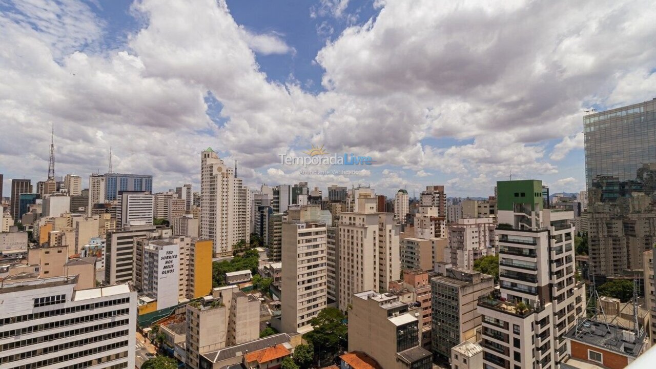 Apartamento para aluguel de temporada em São Paulo (Consolação)