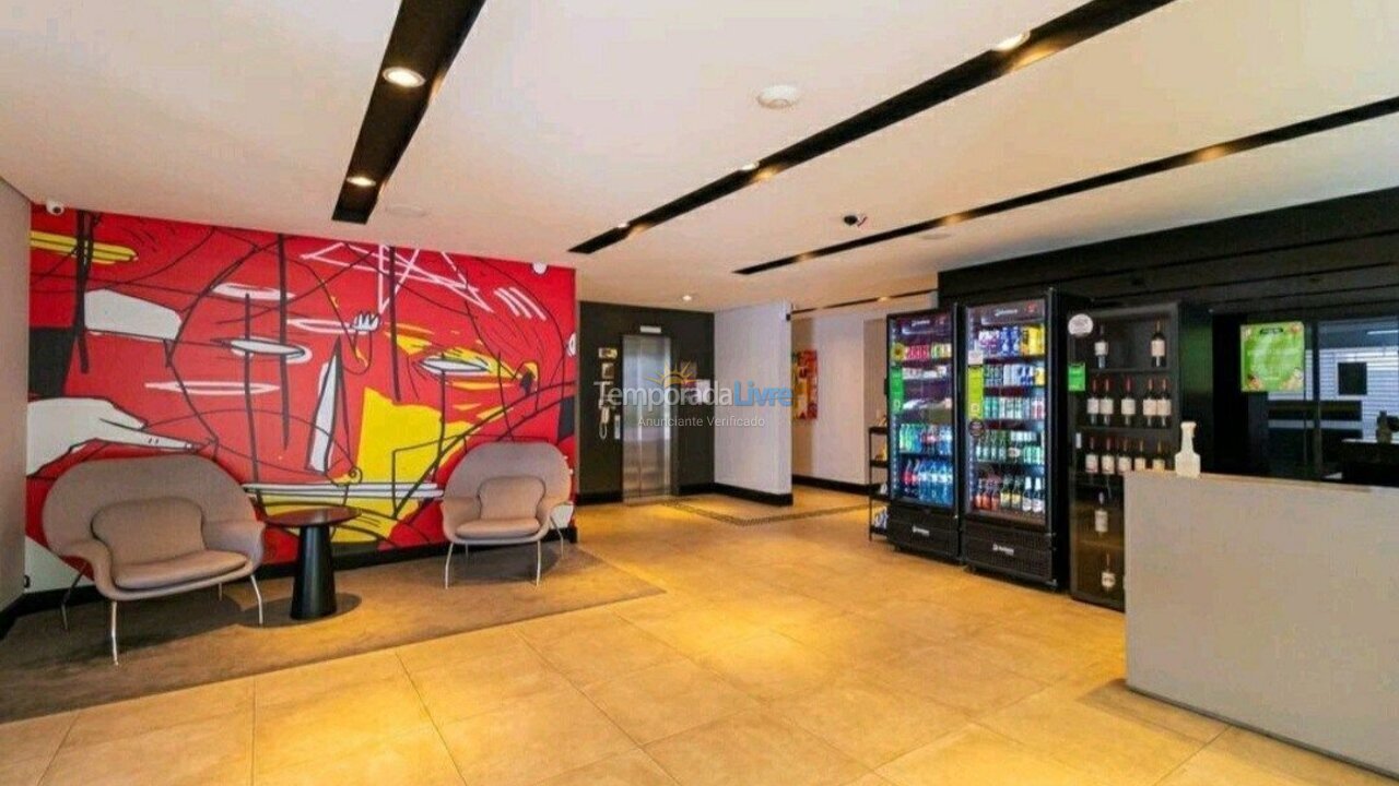 Apartamento para aluguel de temporada em São Paulo (Consolação)