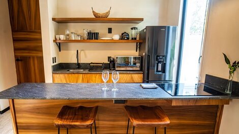 Cozy Boho Style Studio with Relaxing and Pleasant Rooftop