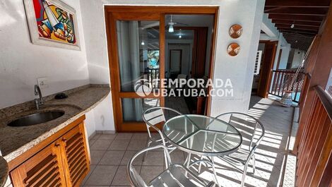 Apto 2 dorms frente mar Grand Bali -Praia Grande, Ubatuba 1299703-1510