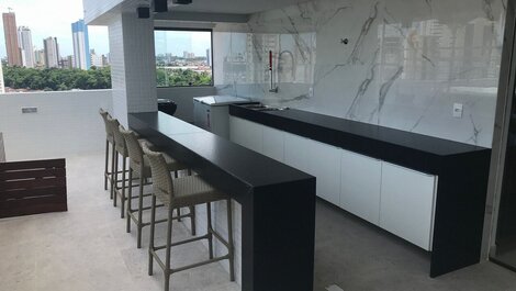 Hermoso estudio cerca de Manaira Shopping