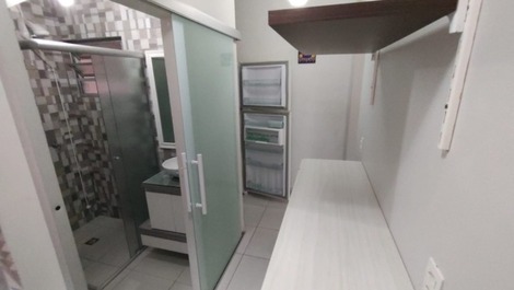 Estupenda cocina americana con AC a 50m del mar en Enseada