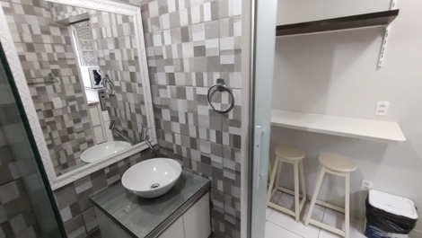 Estupenda cocina americana con AC a 50m del mar en Enseada