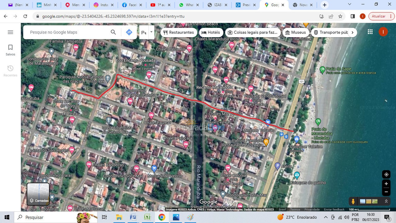 Casa para alquiler de vacaciones em Ubatuba (Maranduba)