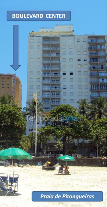 Apartment for vacation rental in Guarujá (Pitangueiras)