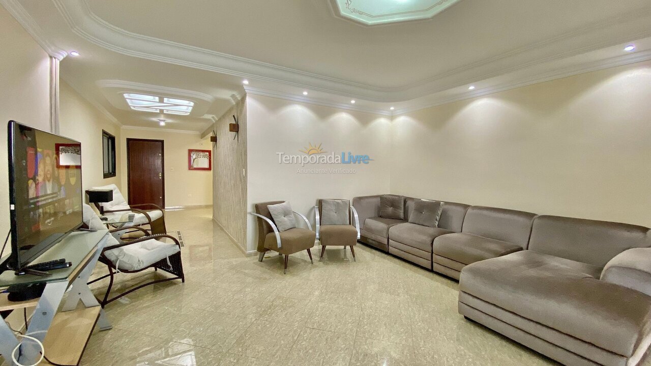 Apartment for vacation rental in Praia Grande (Aviação)