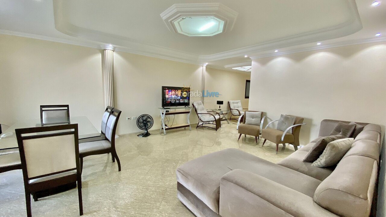 Apartment for vacation rental in Praia Grande (Aviação)