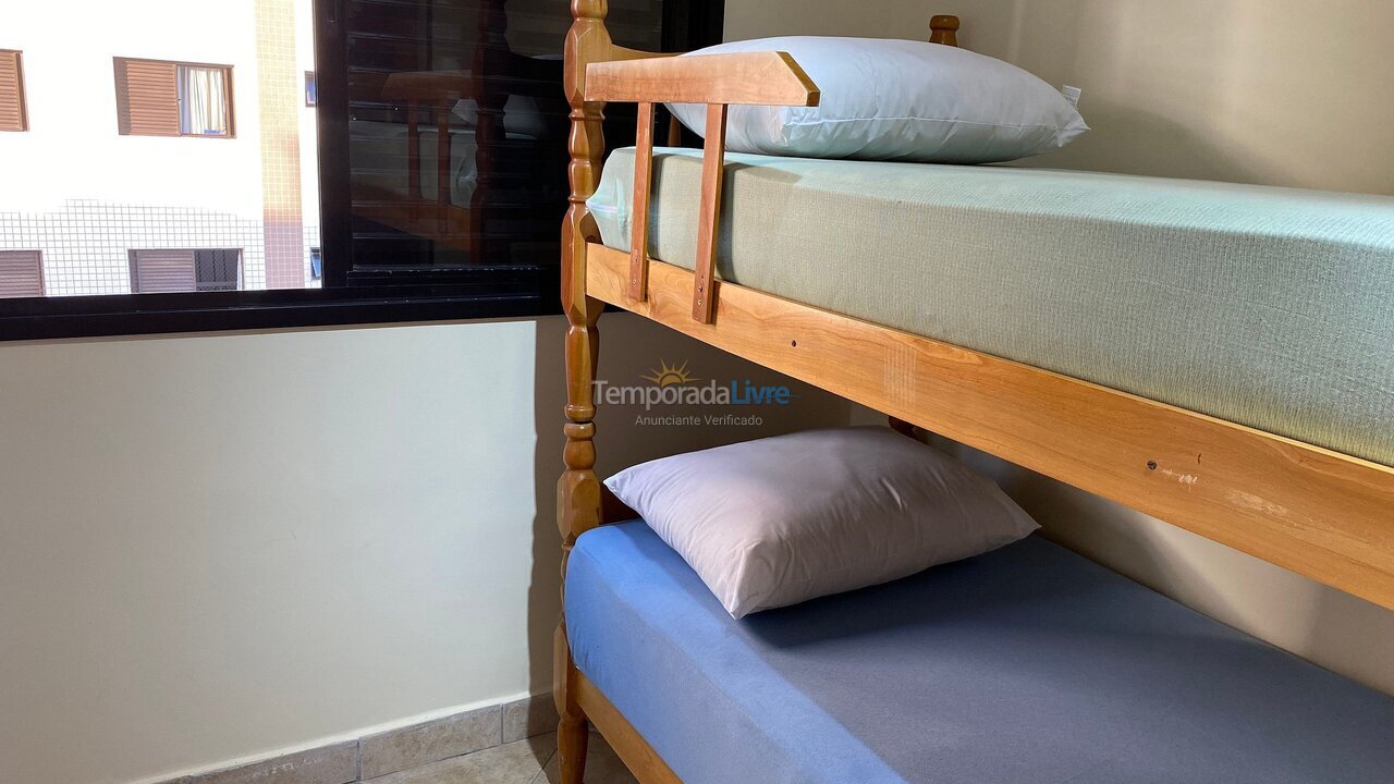 Apartment for vacation rental in Praia Grande (Aviação)