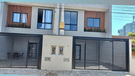 Fachada casa 2 - garagem para 2 carros