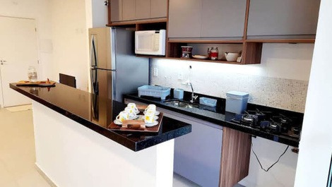 Apartamento para até 5 Pessoas com Piscina em Ubatuba