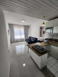 Sala com cozinha americana